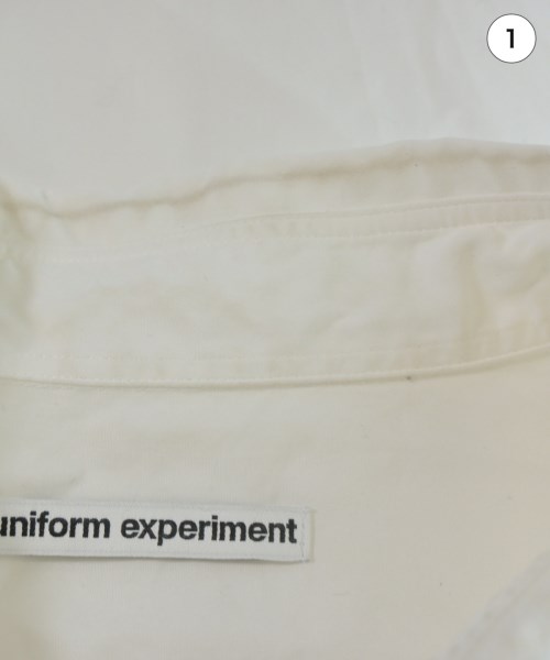 uniform experiment（ユニフォームエクスペリメント）カジュアルシャツ 白 サイズ:2(M位) メンズ/2200688187019