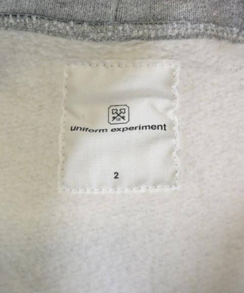 uniform experiment（ユニフォームエクスペリメント）パーカー グレー サイズ:2(M位) メンズ/2200688818012