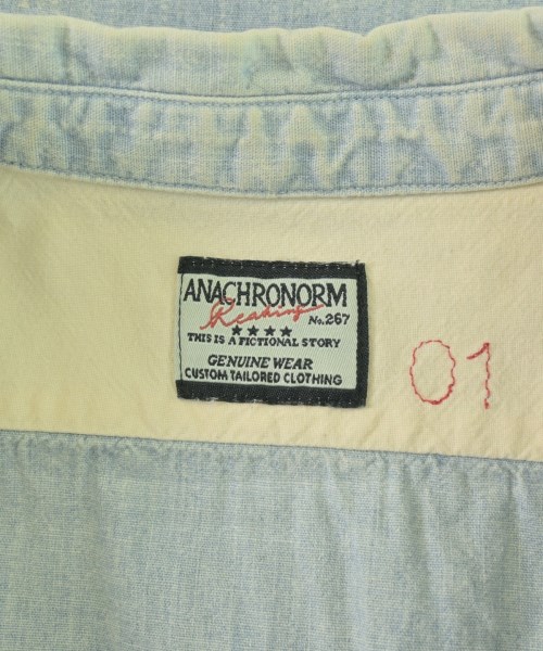 anachronorm（アナクロノーム）カジュアルシャツ 青 サイズ:01(M位) メンズ/2200559685156