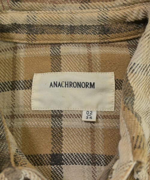 anachronorm（アナクロノーム）カジュアルシャツ ベージュ サイズ:02(L位) メンズ/2200648286141
