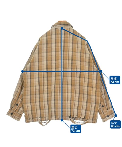 anachronorm（アナクロノーム）カジュアルシャツ ベージュ サイズ:02(L位) メンズ/2200648286141