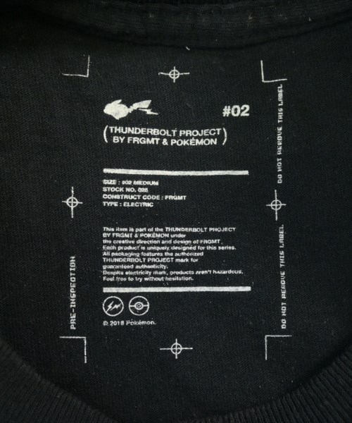FRAGMENT DESIGN（フラグメントデザイン）Tシャツ・カットソー 黒 サイズ:M メンズ/2200690632064