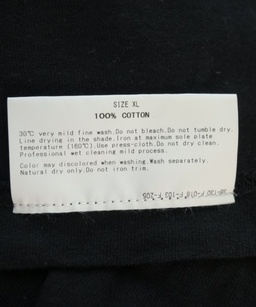 FRAGMENT DESIGN（フラグメントデザイン）Tシャツ・カットソー 黒 サイズ:XL メンズ/2200715576045