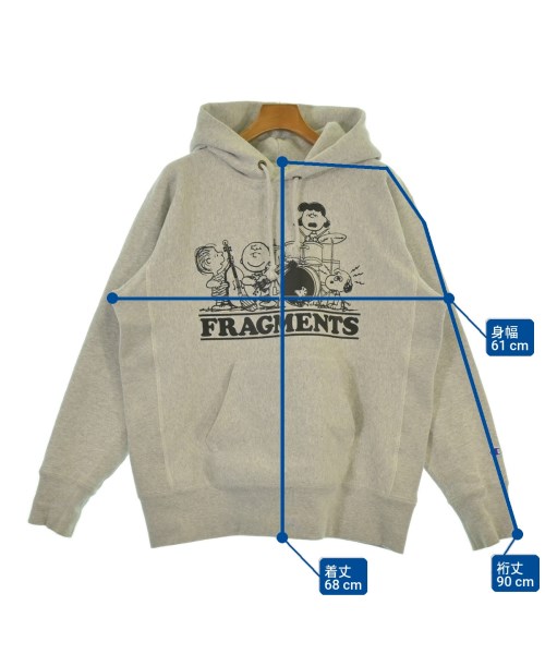 FRAGMENT DESIGN（フラグメントデザイン）パーカー グレー サイズ:XL メンズ/2200645144031