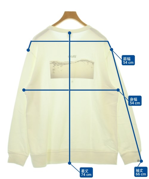 FRAGMENT DESIGN（フラグメントデザイン）スウェット 白 サイズ:XL メンズ/2200701766016