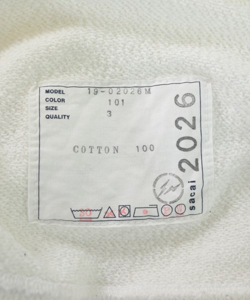 FRAGMENT DESIGN（フラグメントデザイン）パーカー 白 サイズ:3(L位) メンズ/2200663407118