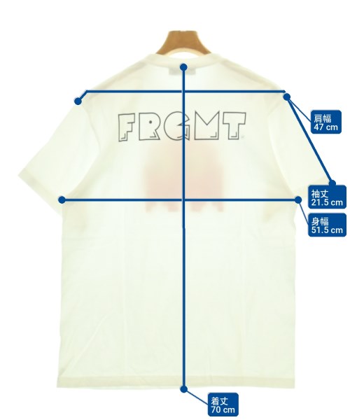 FRAGMENT DESIGN（フラグメントデザイン）Tシャツ・カットソー 白 サイズ:L メンズ/2200730063063