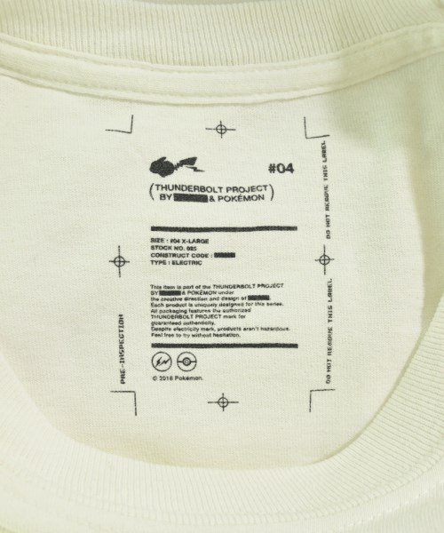 FRAGMENT DESIGN（フラグメントデザイン）Tシャツ・カットソー 白 サイズ:04(XL位) メンズ/2200728204263