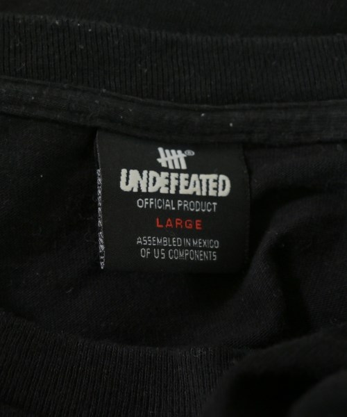 UNDEFEATED（アンディフィーテッド）Tシャツ・カットソー 黒 サイズ:L メンズ/2200638083064