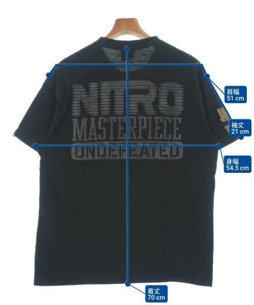 UNDEFEATED（アンディフィーテッド）Tシャツ・カットソー 黒 サイズ:L メンズ/2200638083064