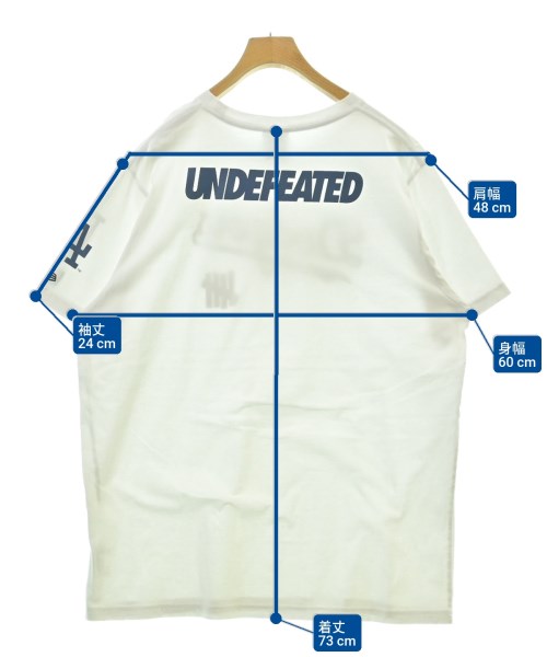 UNDEFEATED（アンディフィーテッド）Tシャツ・カットソー 白 サイズ:XL メンズ/2200550391148