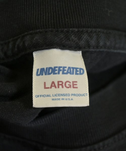 UNDEFEATED（アンディフィーテッド）Tシャツ・カットソー 黒 サイズ:L メンズ/2200685801031