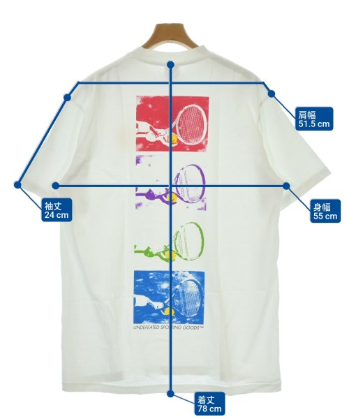 UNDEFEATED（アンディフィーテッド）Tシャツ・カットソー 白 サイズ:L メンズ/2200691692258