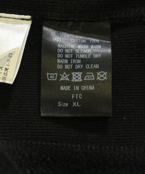 FTC（エフティーシー）スウェット 黒 サイズ:XL メンズ/2200707135014