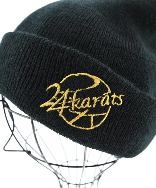 24karats（トゥエンティーフォーカラッツ）ニットキャップ・ビーニー 黒 サイズ:- メンズ/2200715399088