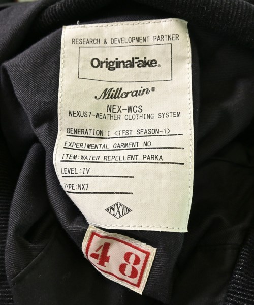 Original Fake（オリジナルフェイク）マウンテンパーカー 黒 サイズ:48(L位) メンズ/2200617488491