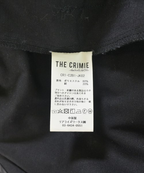 CRIMIE（クライミー）カジュアルジャケット 黒 サイズ:M メンズ/2200710386137