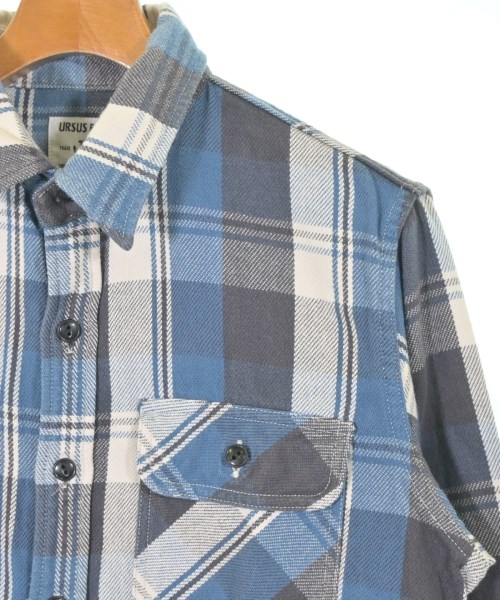 URSUS BAPE（アーサスベイプ）カジュアルシャツ 青 サイズ:M メンズ/2200672997082