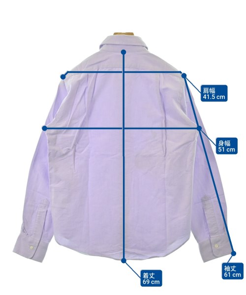 URSUS BAPE（アーサスベイプ）カジュアルシャツ 紫 サイズ:S メンズ/2200675382052