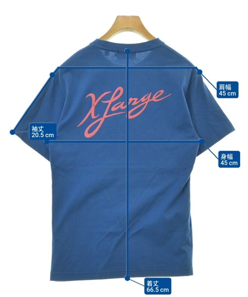 X-LARGE（エクストララージ）Tシャツ・カットソー 青 サイズ:S メンズ/2200560057096