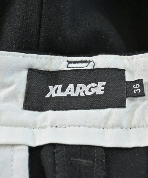 X-LARGE（エクストララージ）スラックス 黒 サイズ:36(XXL位) メンズ/2200644076029