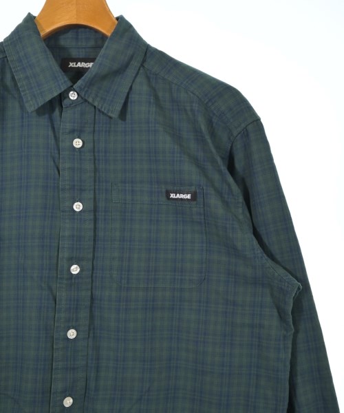 X-LARGE（エクストララージ）カジュアルシャツ 緑 サイズ:S メンズ/2200620025065