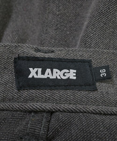 X-LARGE（エクストララージ）デニムパンツ グレー サイズ:36(XXL位) メンズ/2200679186151