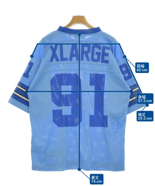 X-LARGE（エクストララージ）Tシャツ・カットソー 青 サイズ:L メンズ/2200693831099