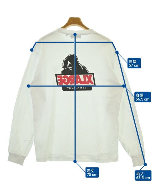 X-LARGE（エクストララージ）Tシャツ・カットソー 白 サイズ:L メンズ/2200664375065