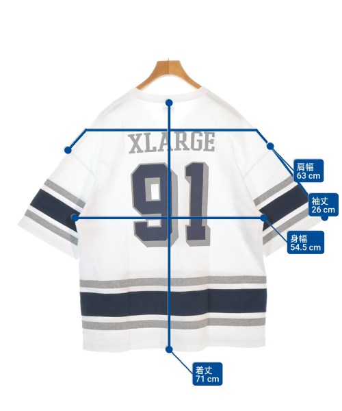 X-LARGE（エクストララージ）Tシャツ・カットソー 白 サイズ:M メンズ/2200667669345
