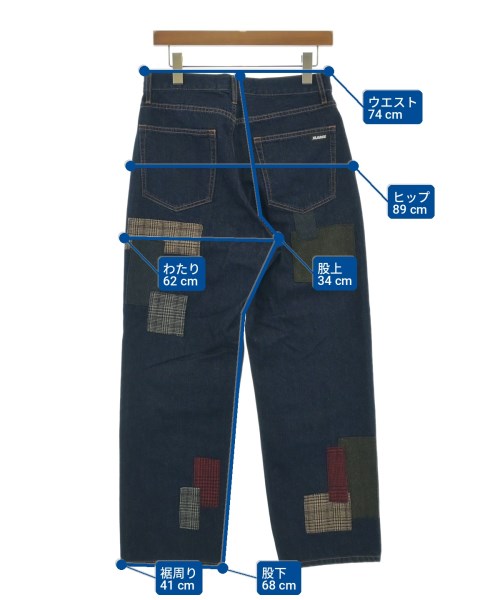 X-LARGE（エクストララージ）デニムパンツ 紺 サイズ:30(M位) メンズ/2200724070039