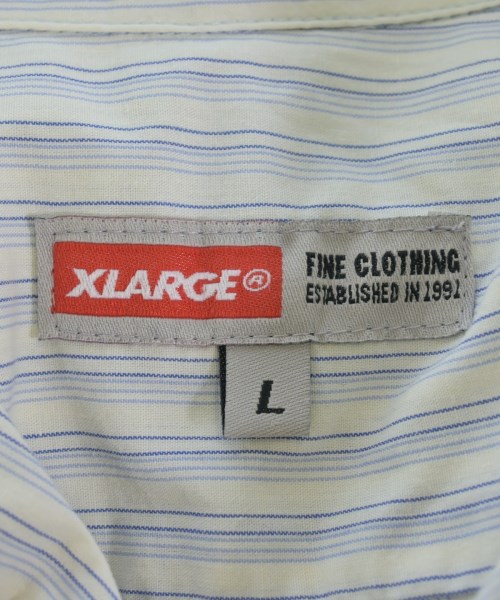X-LARGE（エクストララージ）カジュアルシャツ 白 サイズ:L メンズ/2200721937069
