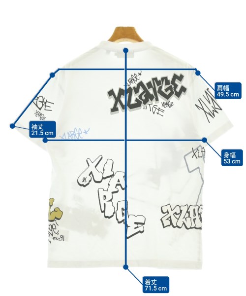 X-LARGE（エクストララージ）Tシャツ・カットソー 白 サイズ:M メンズ/2200683432077
