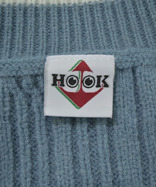 HOOK（フック）カーディガン 青 サイズ:L メンズ/2200718133207