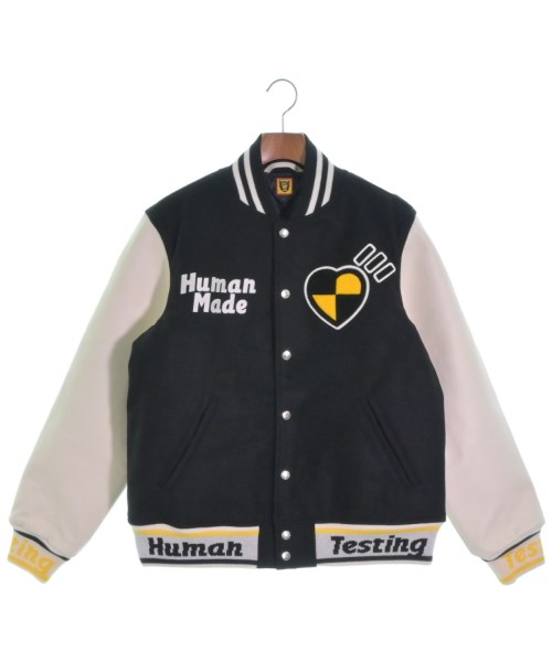 新品 送料無料 HUMAN MADE VARSITY JACKET 黒