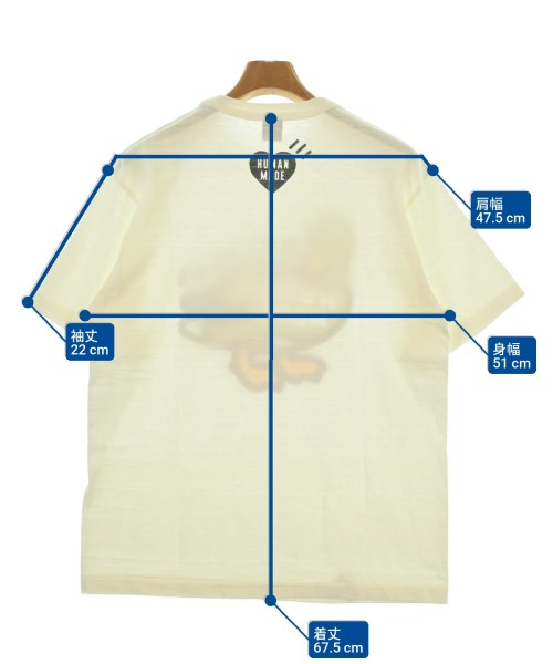 HUMAN MADE（ヒューマンメイド）Tシャツ・カットソー 白 サイズ:L メンズ/2200557561193