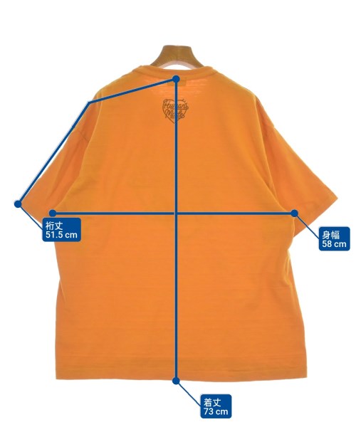 HUMAN MADE（ヒューマンメイド）Tシャツ・カットソー オレンジ サイズ:3XL メンズ/2200636021068