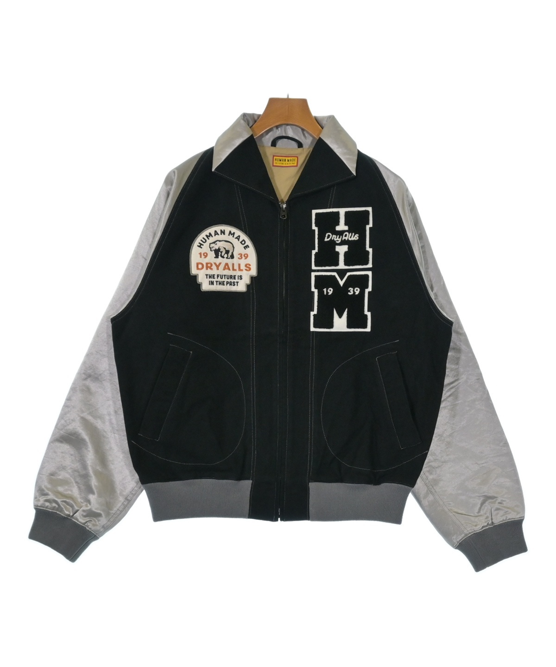 Human Made スタジャン ブラック/ホワイト HUMAN MADE（ヒューマンメイド）スタジャン 黒 サイズ:L メンズ