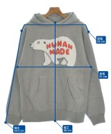 HUMAN MADE（ヒューマンメイド）パーカー グレー サイズ:XL メンズ/2200641162015
