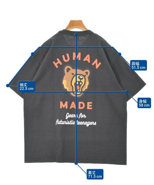 HUMAN MADE（ヒューマンメイド）Tシャツ・カットソー 黒 サイズ:3XL メンズ/2200597199530