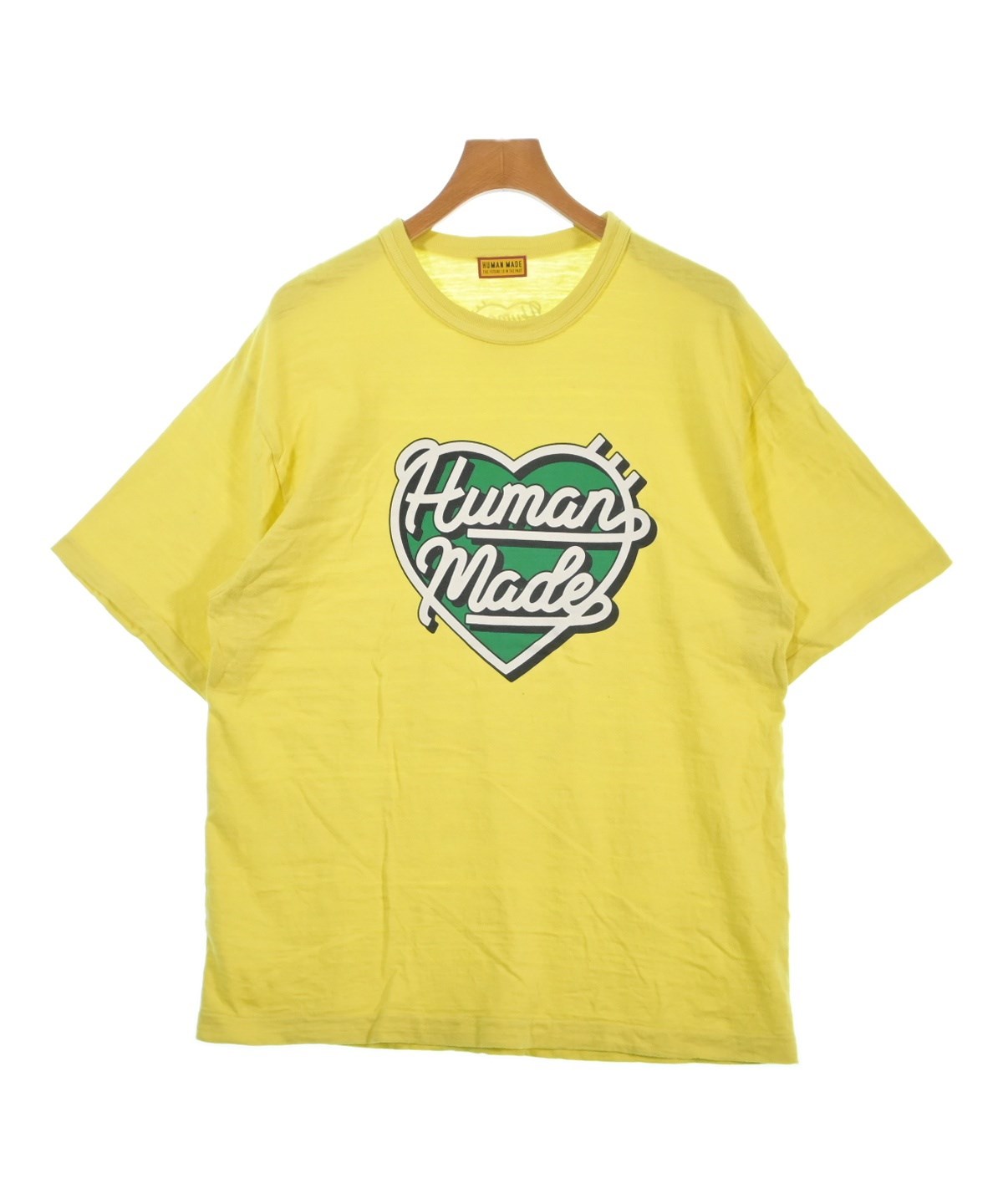 HUMAN MADE（ヒューマンメイド）Tシャツ・カットソー 黄 サイズ:XL 