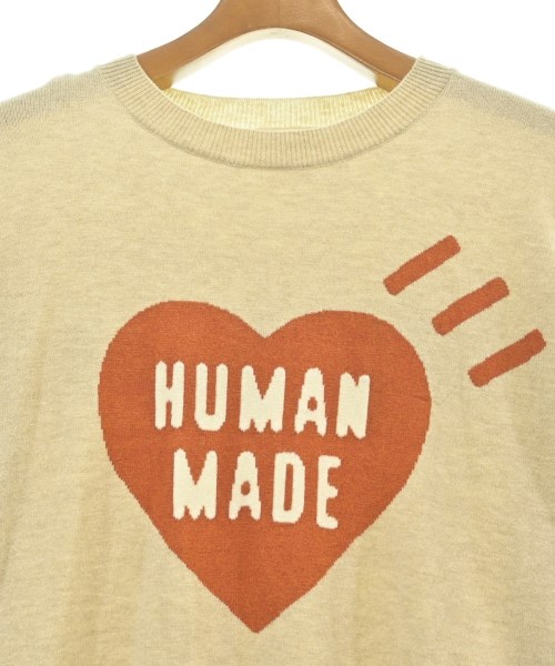 HUMAN MADE（ヒューマンメイド）ニット・セーター ベージュ サイズ:XL メンズ/2200622638027