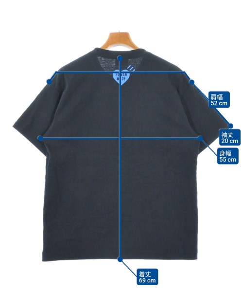 HUMAN MADE（ヒューマンメイド）Tシャツ・カットソー 紺 サイズ:L メンズ/2200624462057