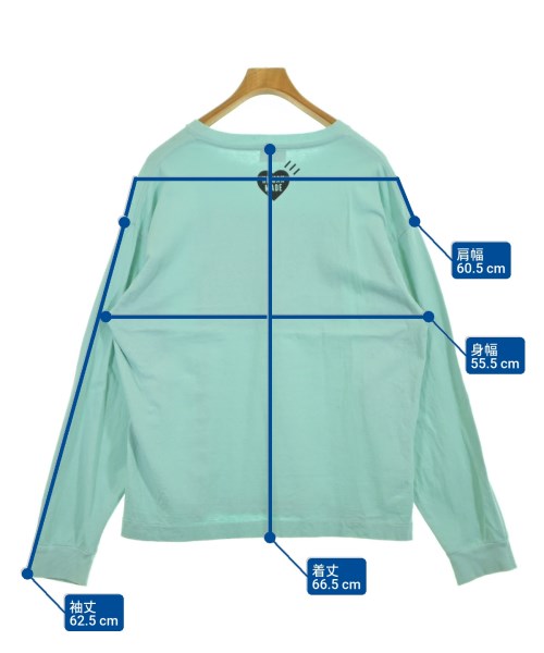 HUMAN MADE（ヒューマンメイド）Tシャツ・カットソー 青 サイズ:XL メンズ/2200627523076