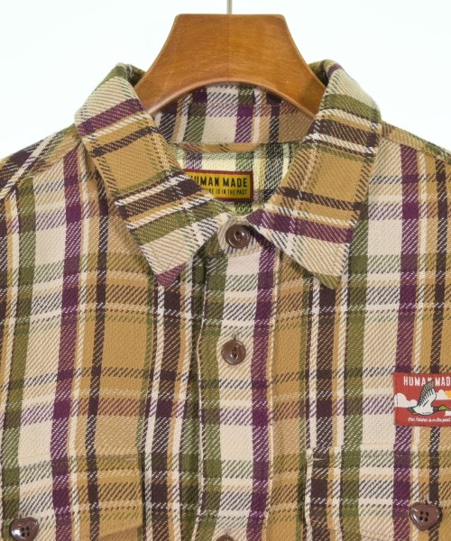 HUMAN MADE（ヒューマンメイド）カジュアルシャツ ベージュ サイズ:L メンズ/2200630324011