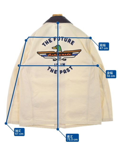 HUMAN MADE（ヒューマンメイド）カバーオール 白 サイズ:S メンズ/2200630128015