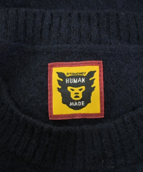 HUMAN MADE（ヒューマンメイド）ニット・セーター 紺 サイズ:M メンズ/2200631402015