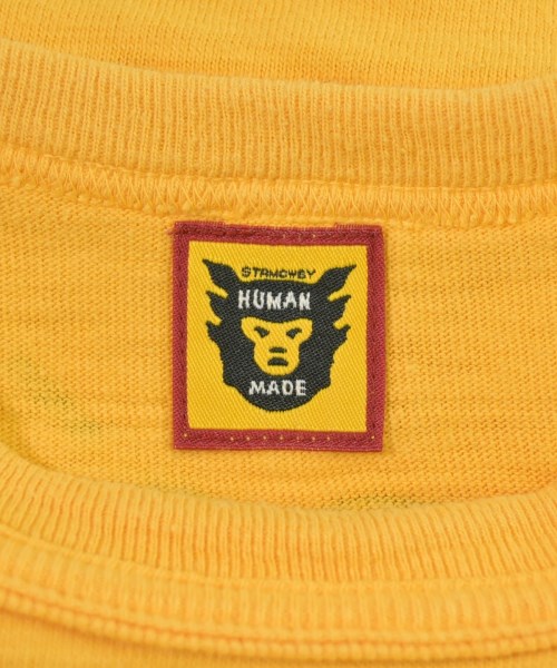 HUMAN MADE（ヒューマンメイド）Tシャツ・カットソー 黄 サイズ:S メンズ/2200631946052