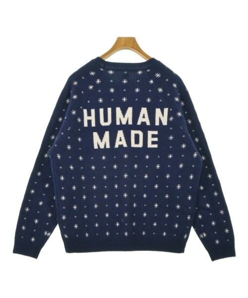 HUMAN MADE（ヒューマンメイド）ニット・セーター 紺 サイズ:L メンズ/2200632557240