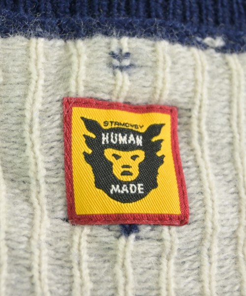 HUMAN MADE（ヒューマンメイド）ニット・セーター 紺 サイズ:L メンズ/2200632557240